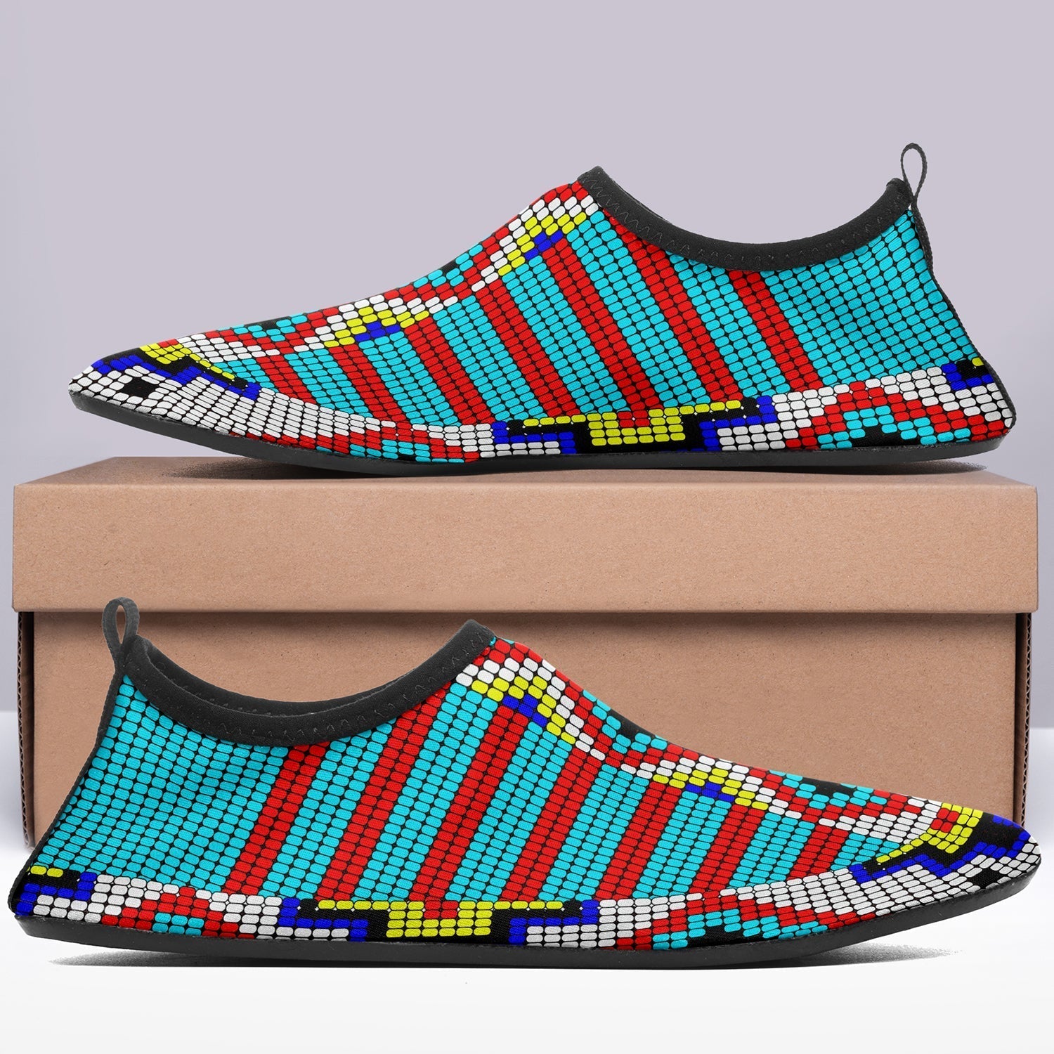 Kids Traditional Powwow 09 Sockamoccs Slip On Shoes