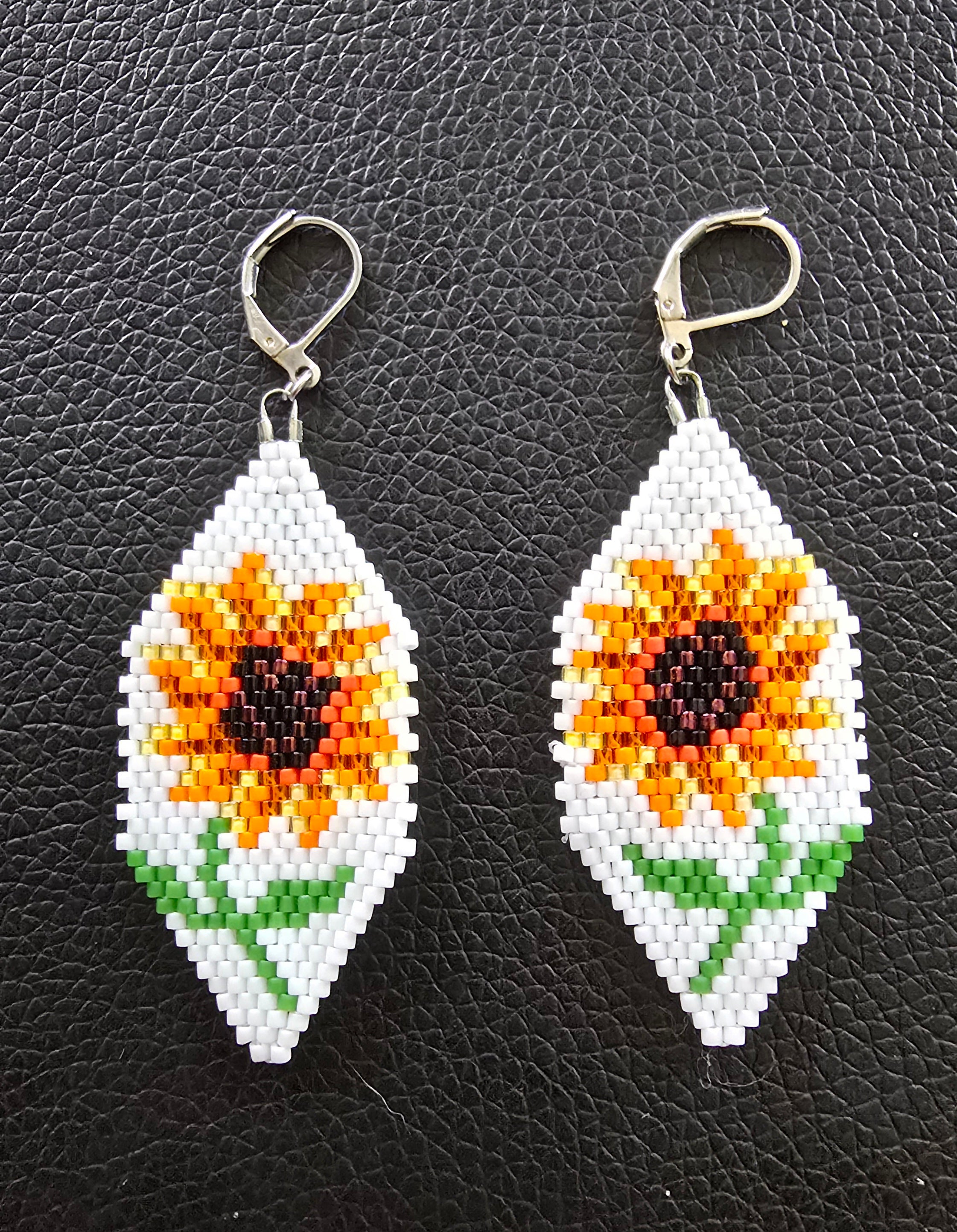 Madeline Desjarlais Snowflower Earrings