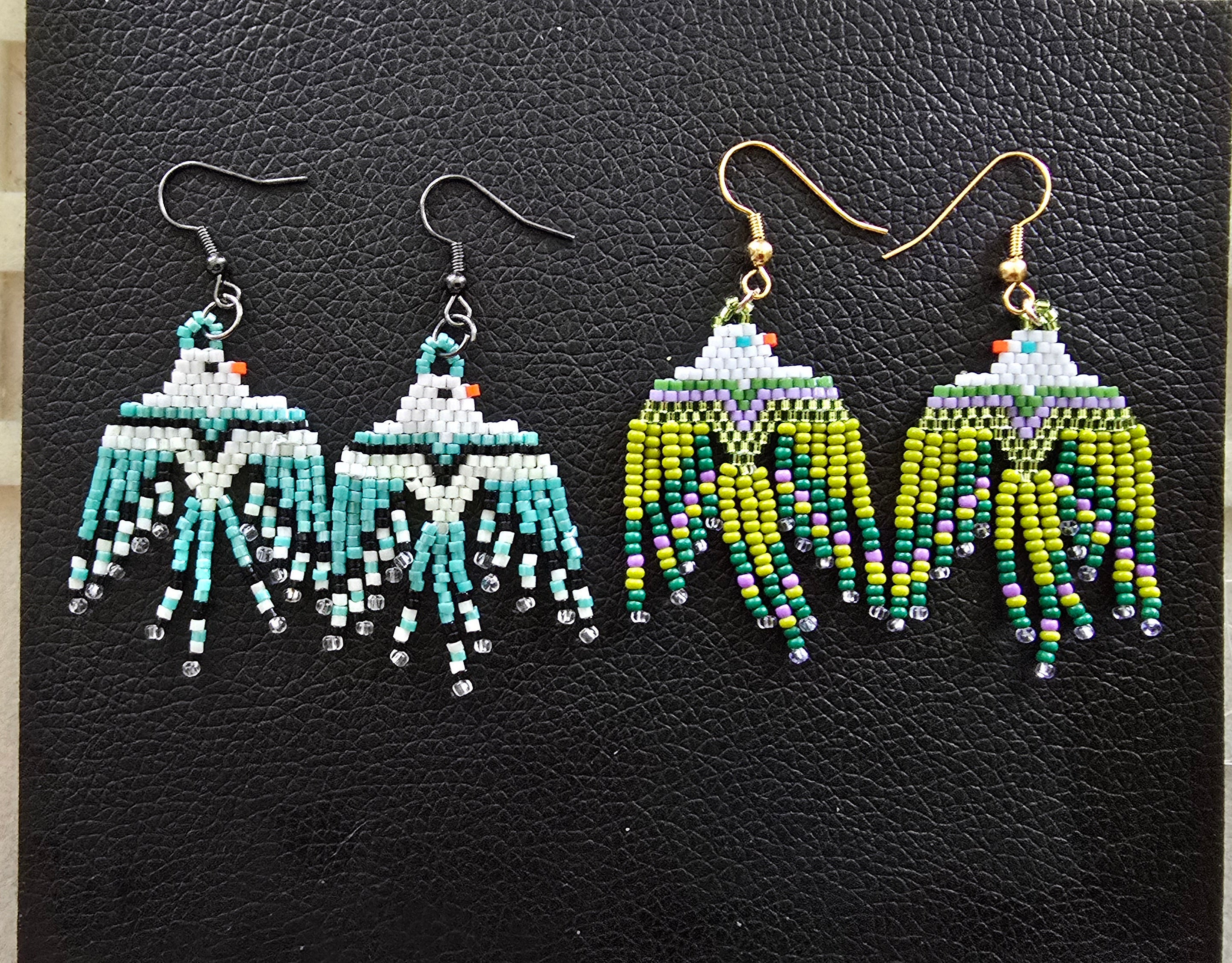 Madeline Desjarlais Little Eagle Fringe Earrings