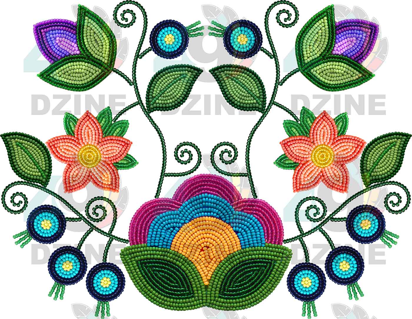 Heritage Harmony Beadwork Various Sizes