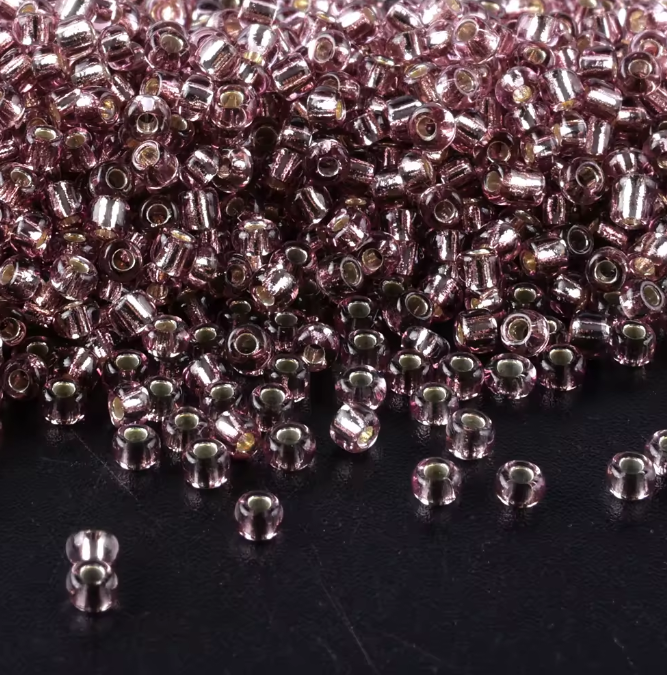 Seed Beads Size 11/0 - Sheer Royal