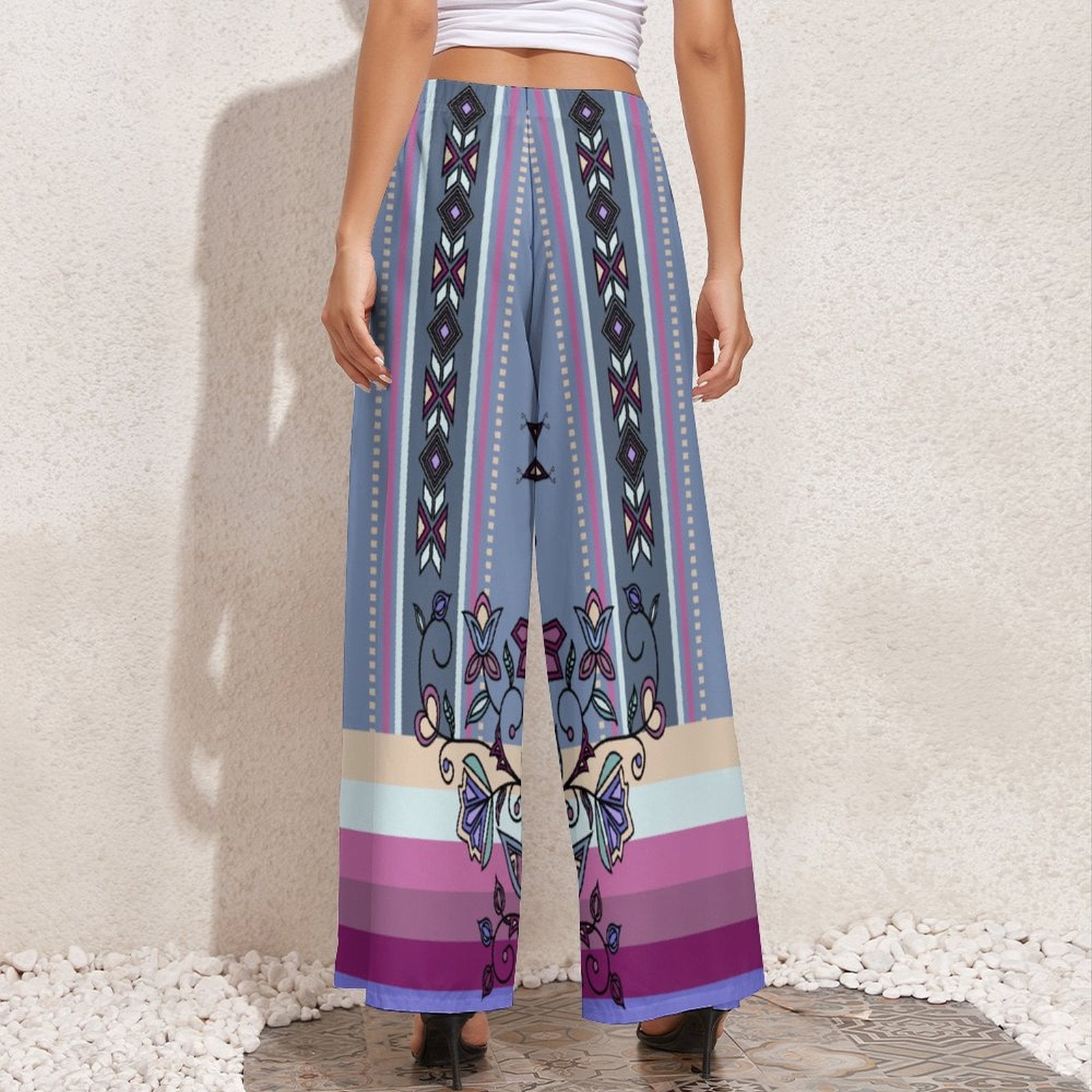 Moonlit Frost Ribbon Pant