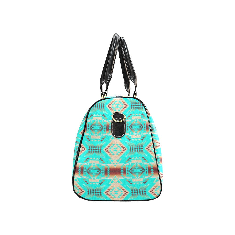 Gathering Earth Turquoise New Waterproof Travel Bag/Large (Model 1639)