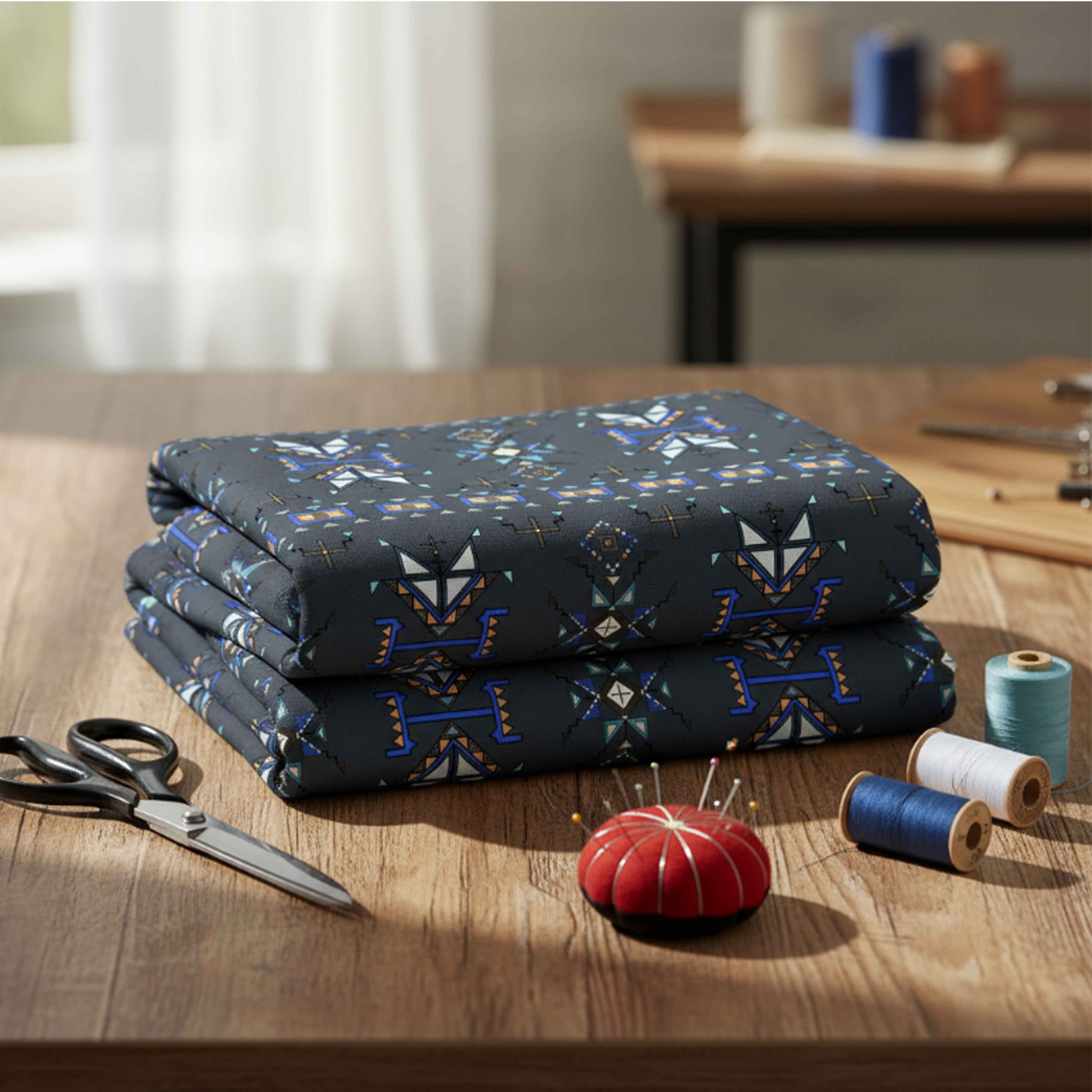 Eagle Strike Gray Cotton Poplin