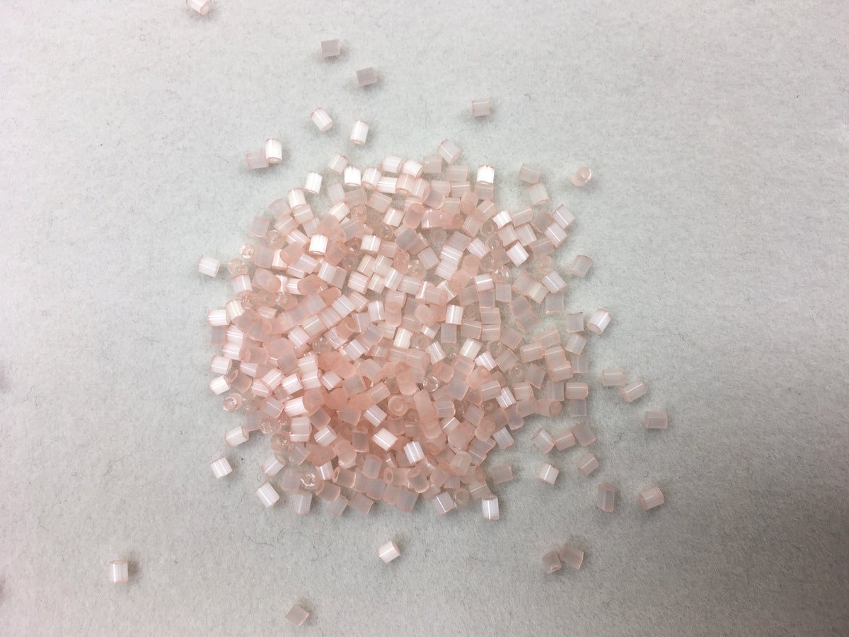 2mm Size 15/0 24g tube Cylindica Seed Beads Apricot