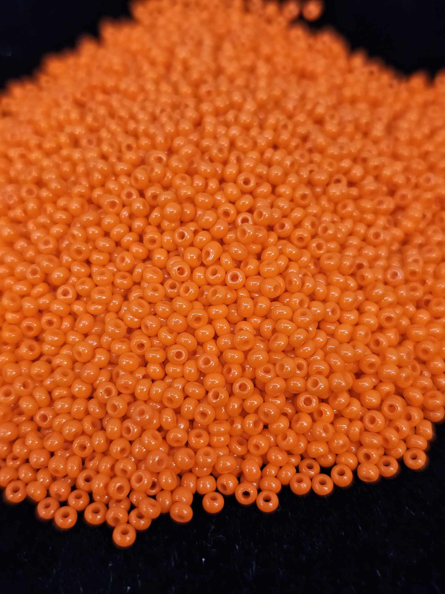 Czech Seed Beads 11/0 Opaque Orange