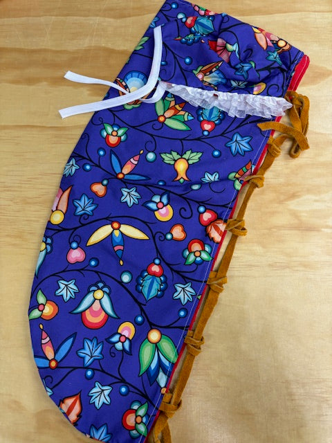 Handmade Moss Bag and Bonnet Set