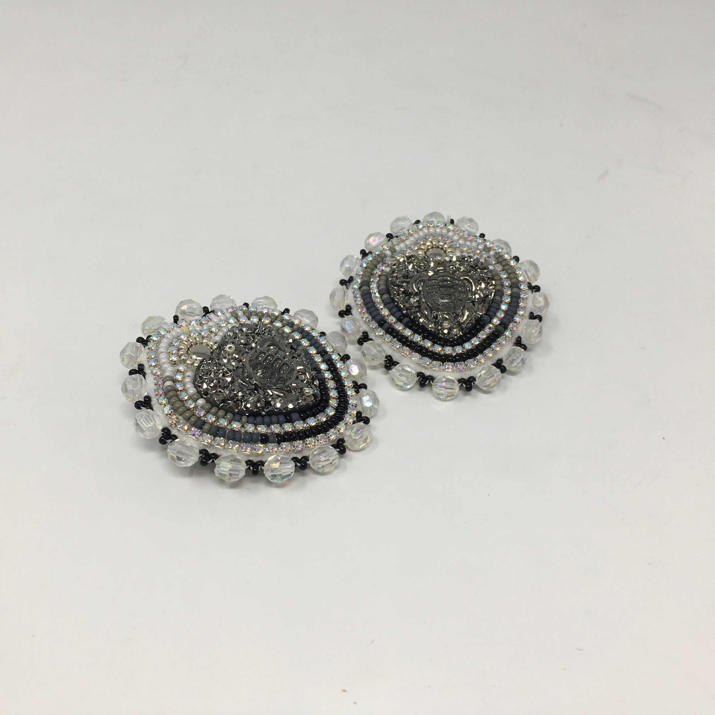 Meg Sheridan Black Heart Earrings