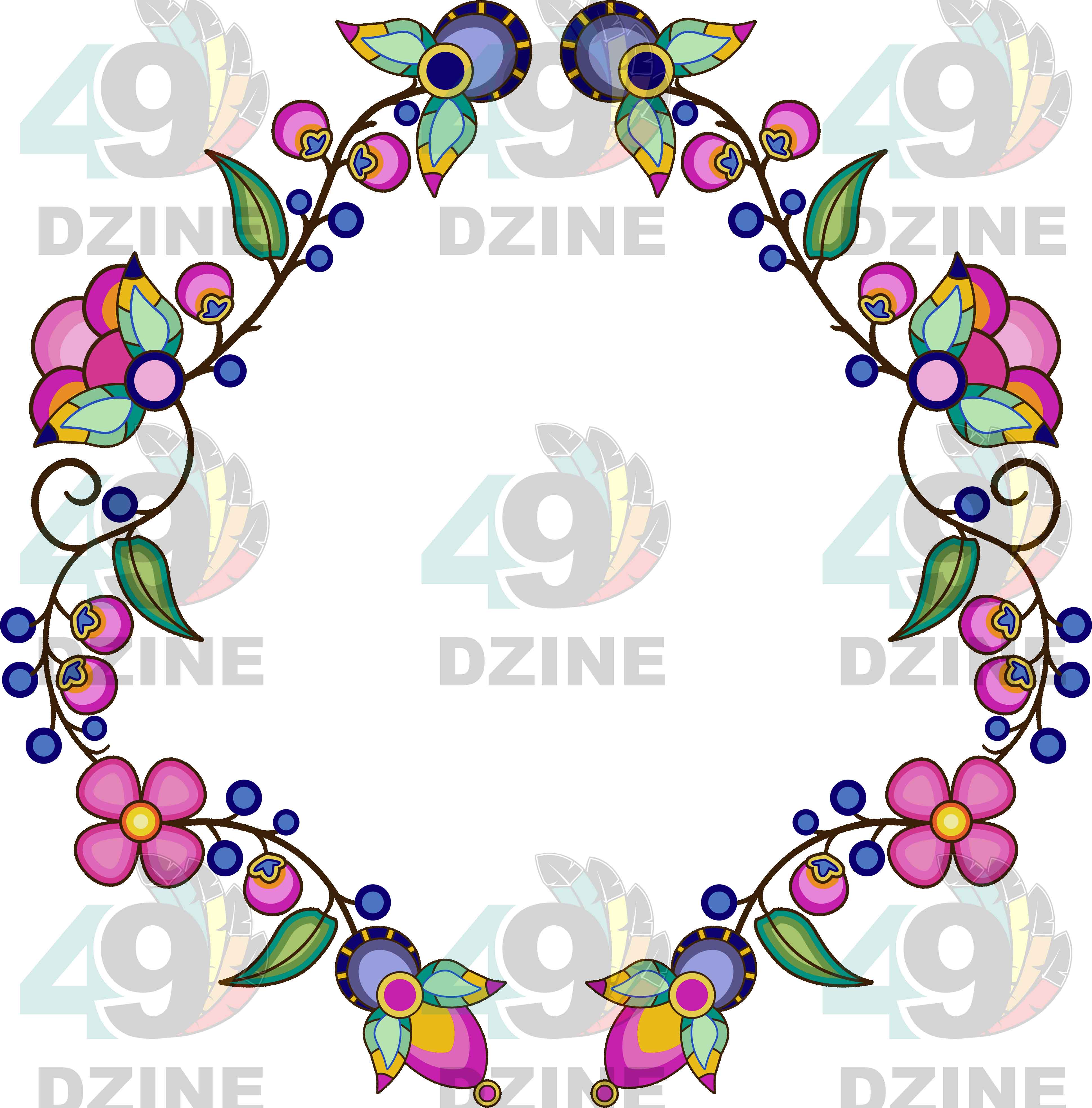 Pink Winter Blues Fedora Hat