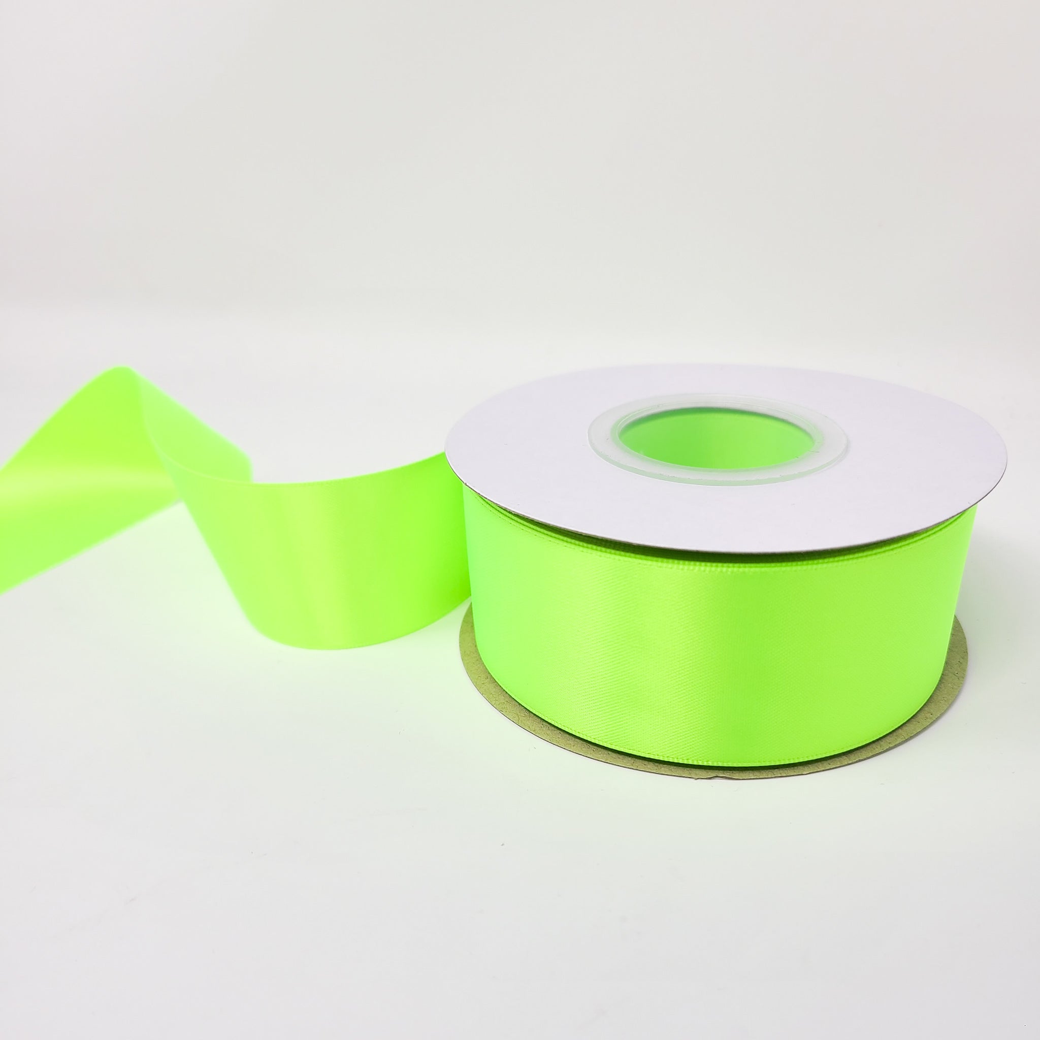 Key Lime - Double Face 1.5 inch Solid Colored Ribbon