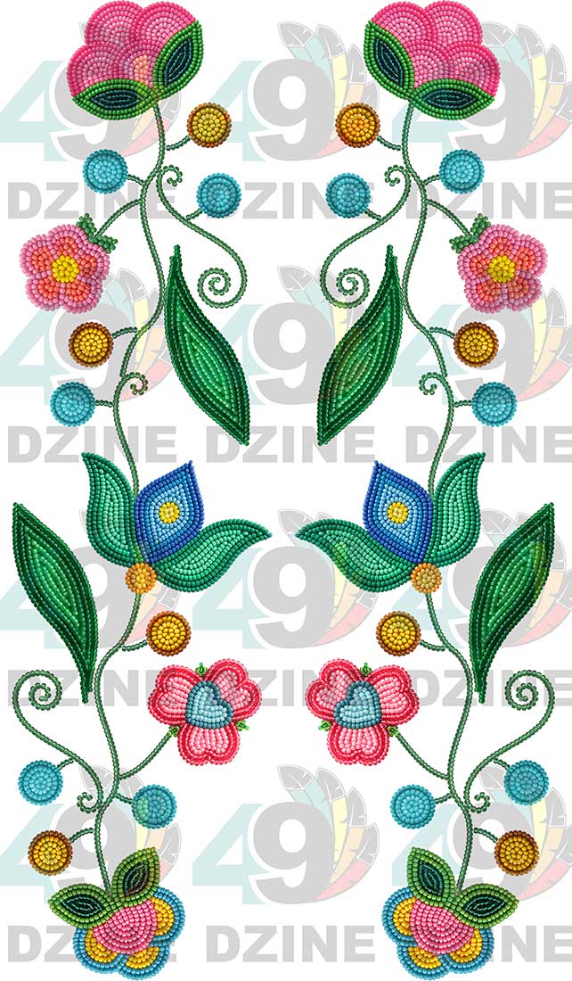 Skyberry Serenade Two arm pieces Transfer (Various Sizes)