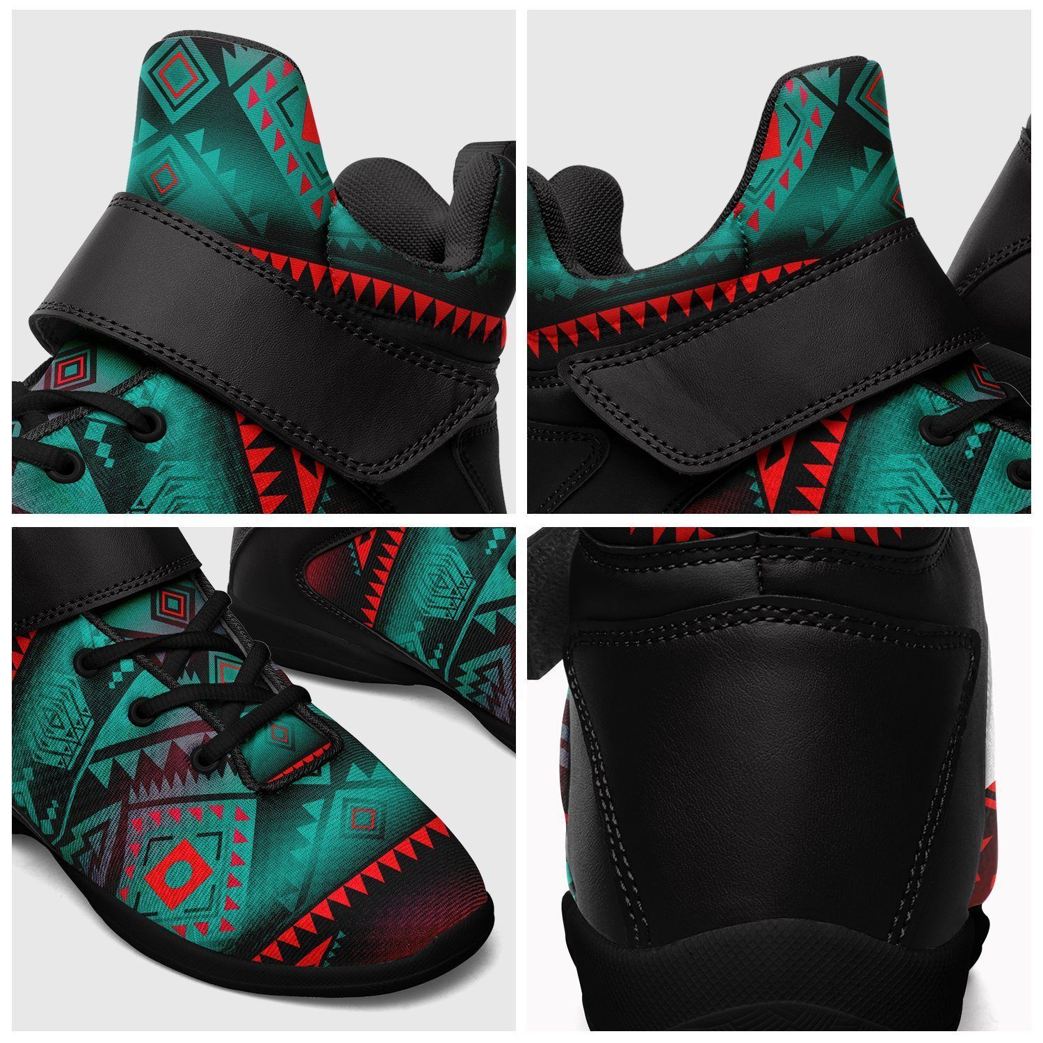 California Coast Summer Gather Ipottaa Basketball / Sport High Top Shoes - Black Sole 49 Dzine