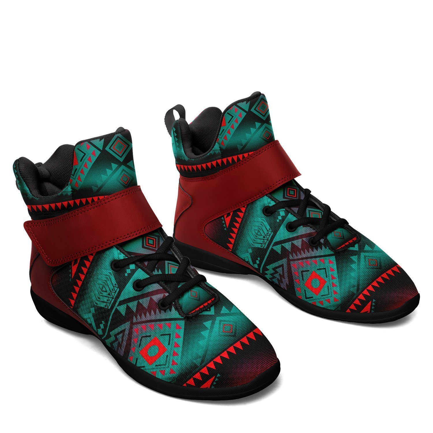 California Coast Summer Gather Ipottaa Basketball / Sport High Top Shoes - Black Sole 49 Dzine