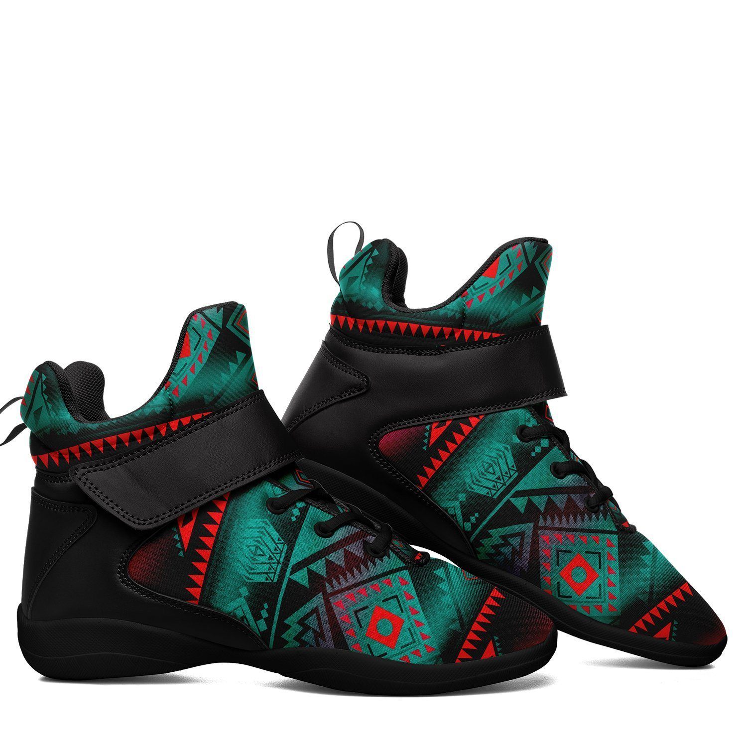 California Coast Summer Gather Ipottaa Basketball / Sport High Top Shoes - Black Sole 49 Dzine