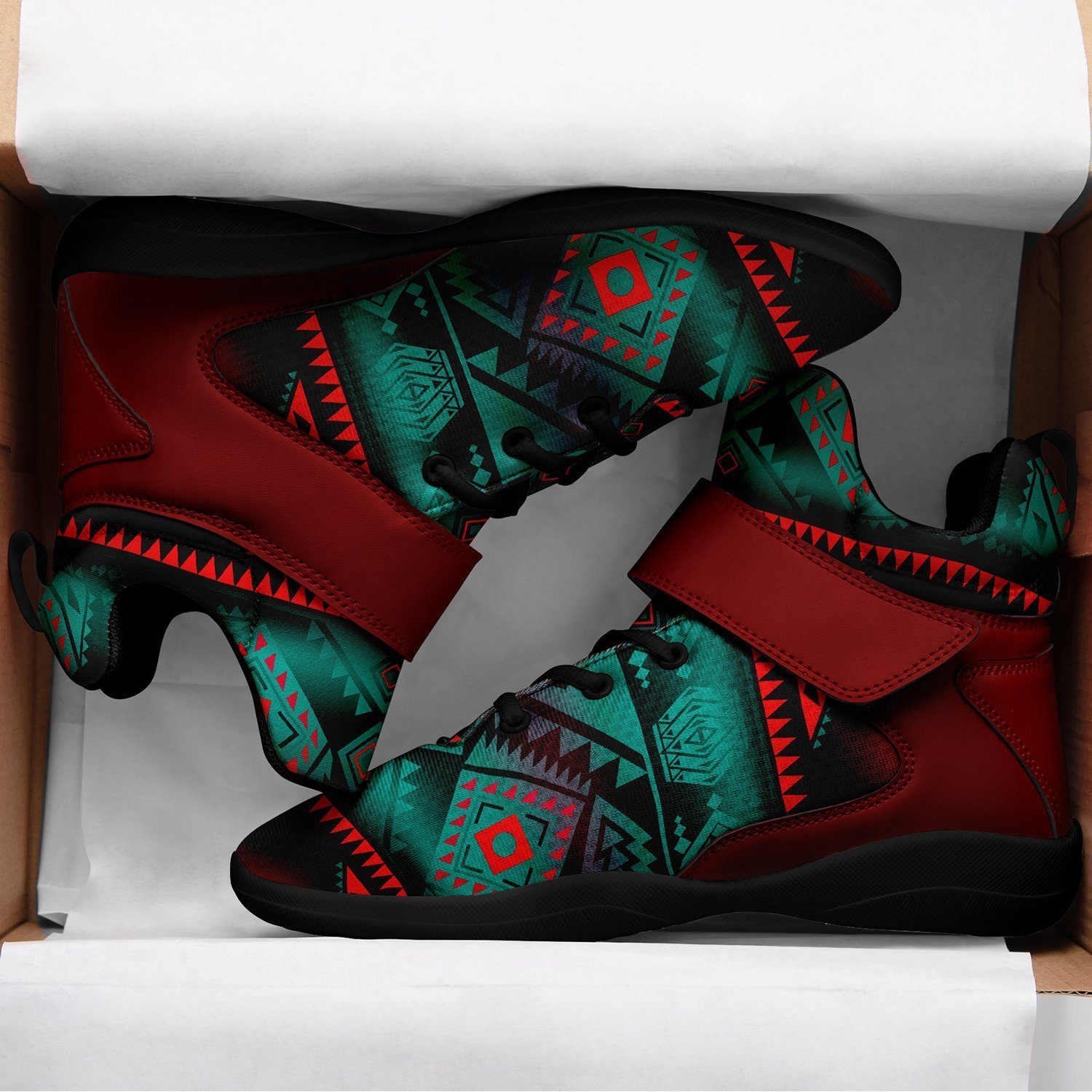 California Coast Summer Gather Ipottaa Basketball / Sport High Top Shoes - Black Sole 49 Dzine