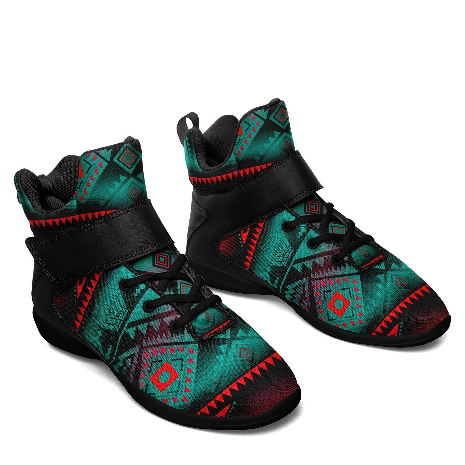 California Coast Summer Gather Ipottaa Basketball / Sport High Top Shoes - Black Sole 49 Dzine
