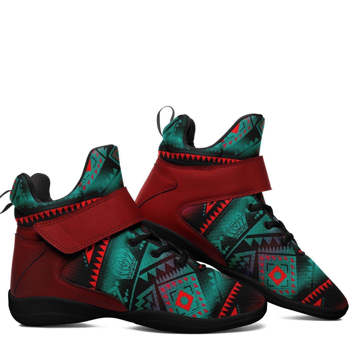 California Coast Summer Gather Ipottaa Basketball / Sport High Top Shoes - Black Sole 49 Dzine