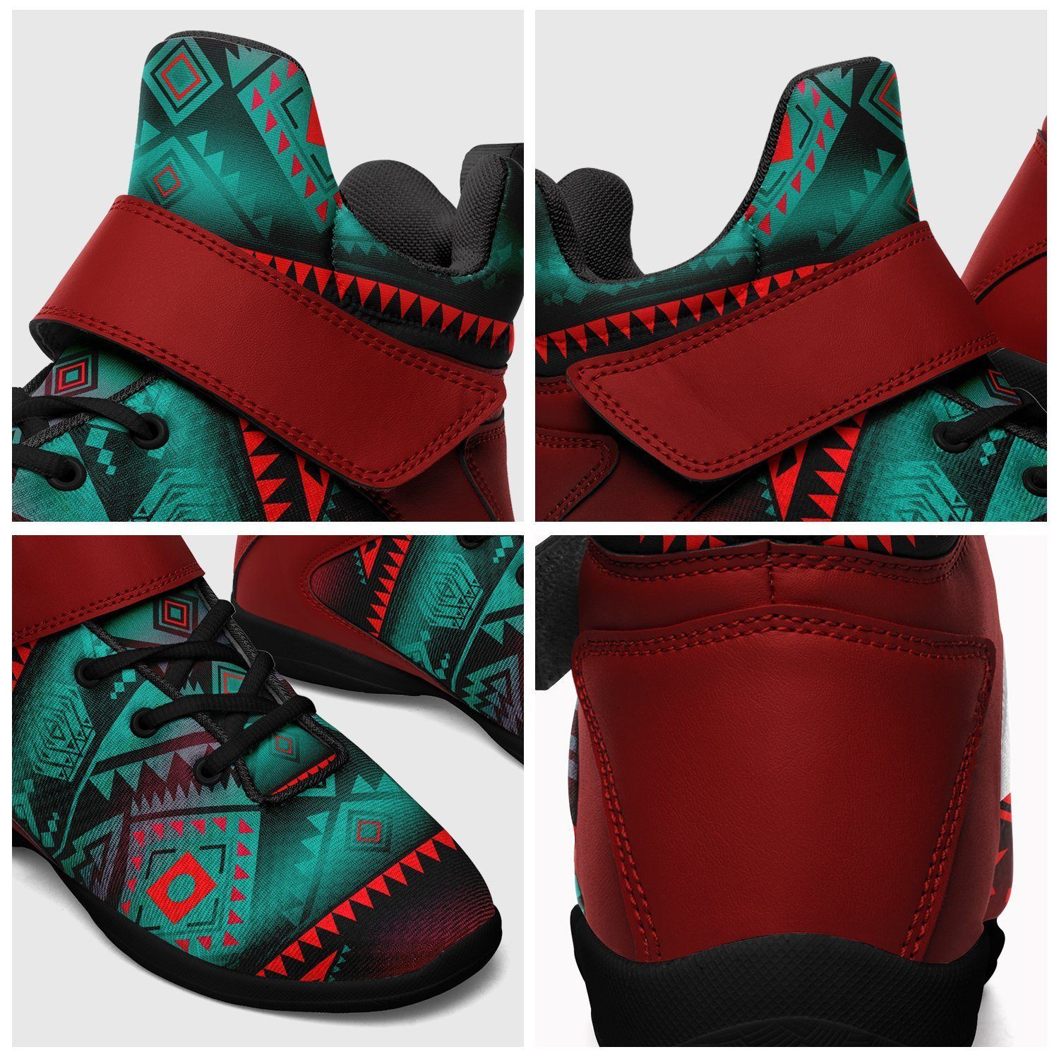 California Coast Summer Gather Ipottaa Basketball / Sport High Top Shoes - Black Sole 49 Dzine