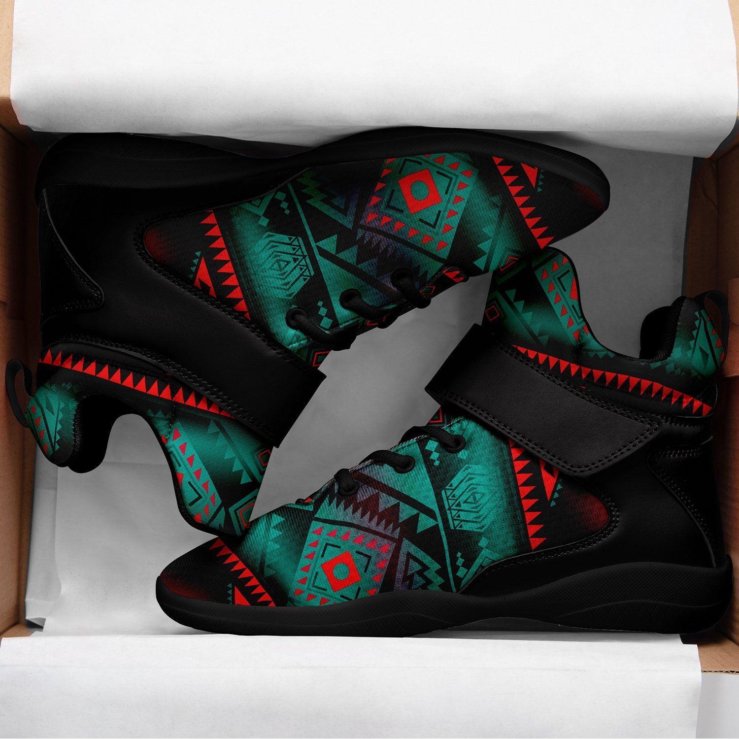 California Coast Summer Gather Ipottaa Basketball / Sport High Top Shoes - Black Sole 49 Dzine