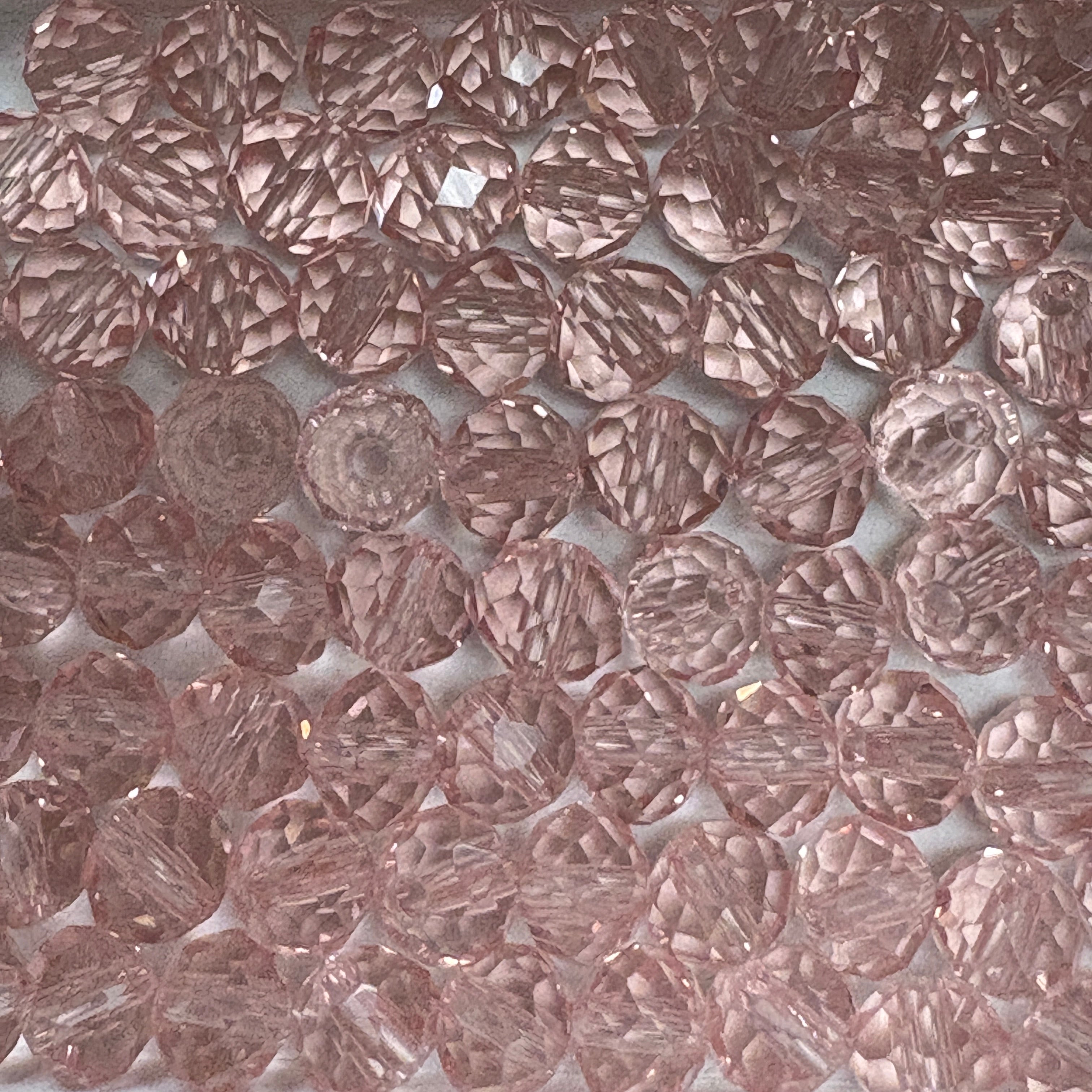 6mm Rondelle Glass Bead - Lace