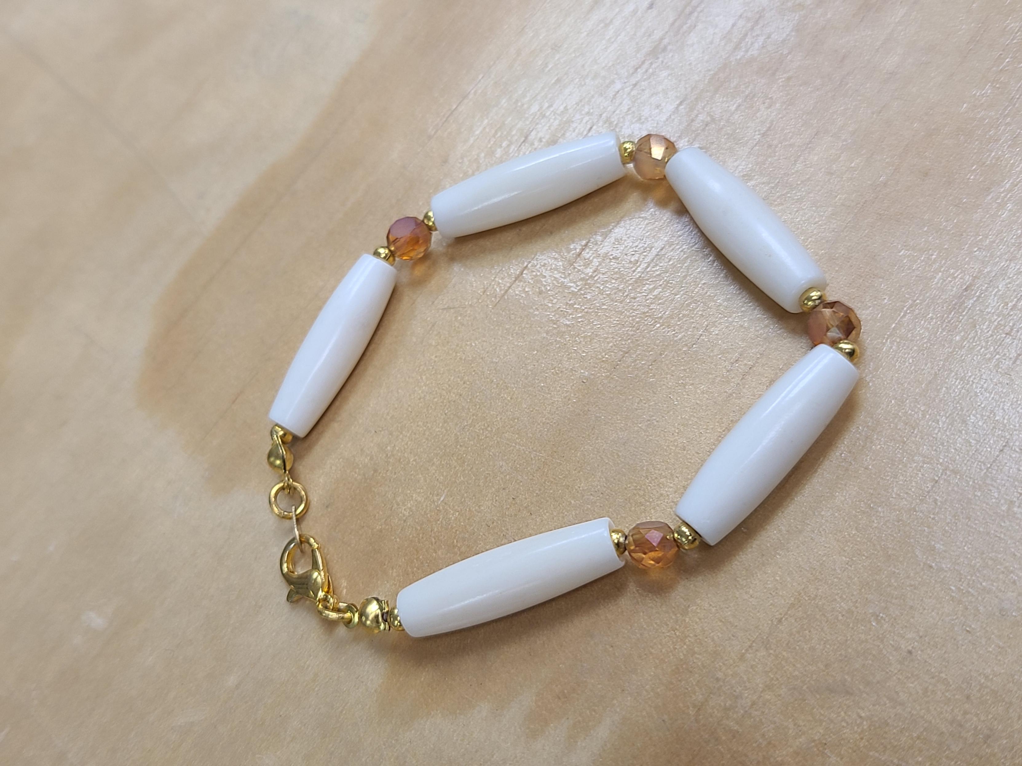 Kida Luttrell Bone Pipe Bracelet