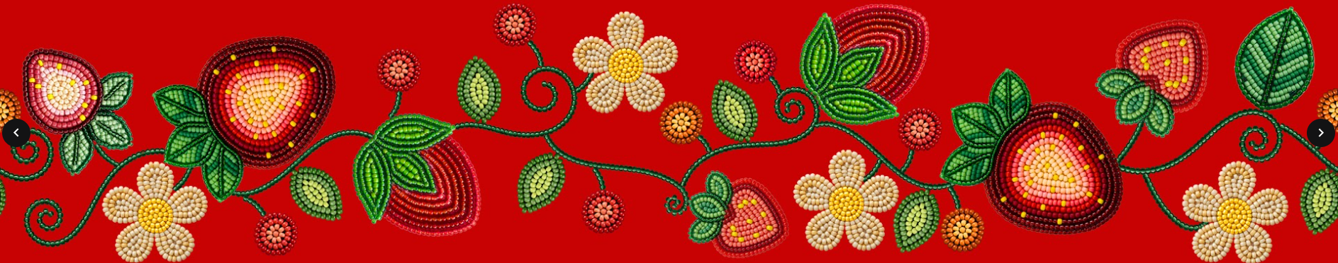 Strawberry Printed Ribbon