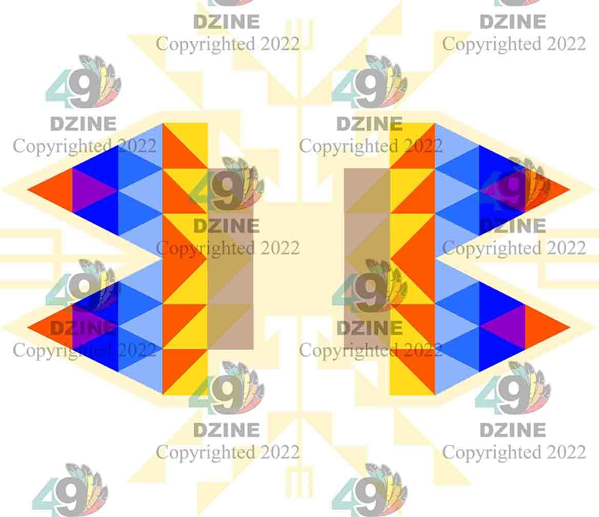 14-inch Geometric Transfer Sacred Trust