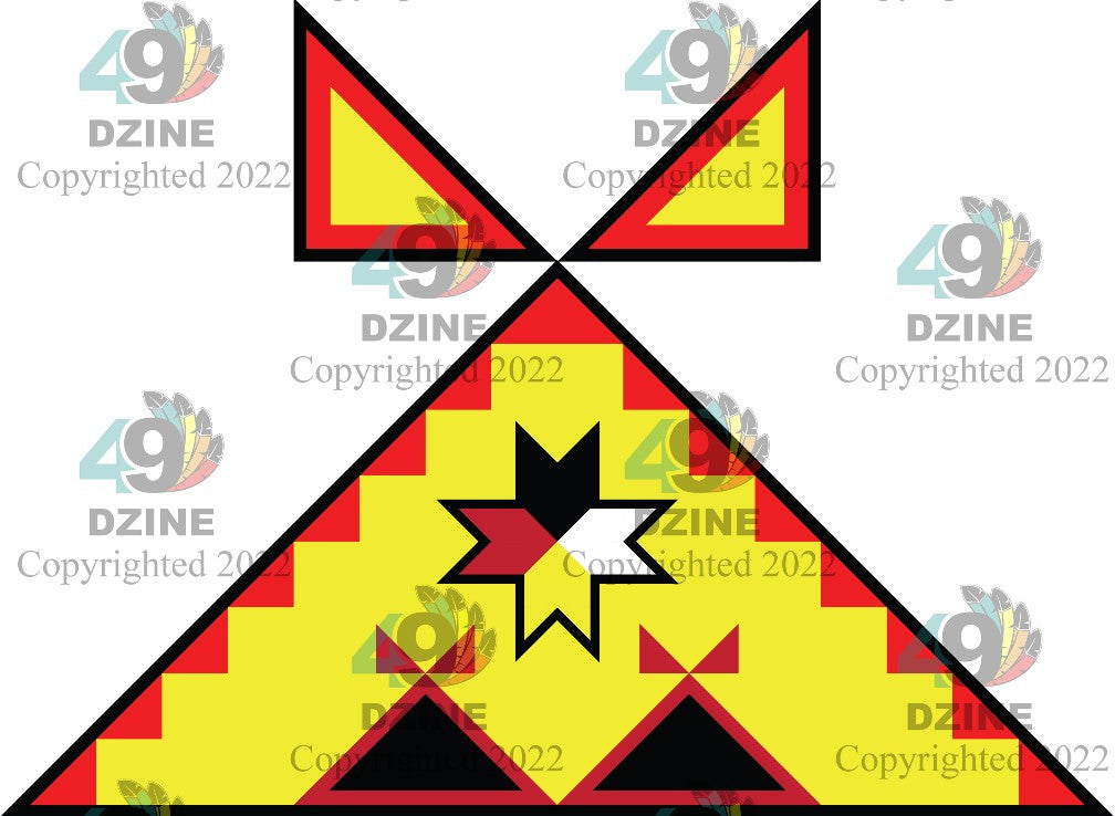 11-inch Tipi 4 Directions Transfer
