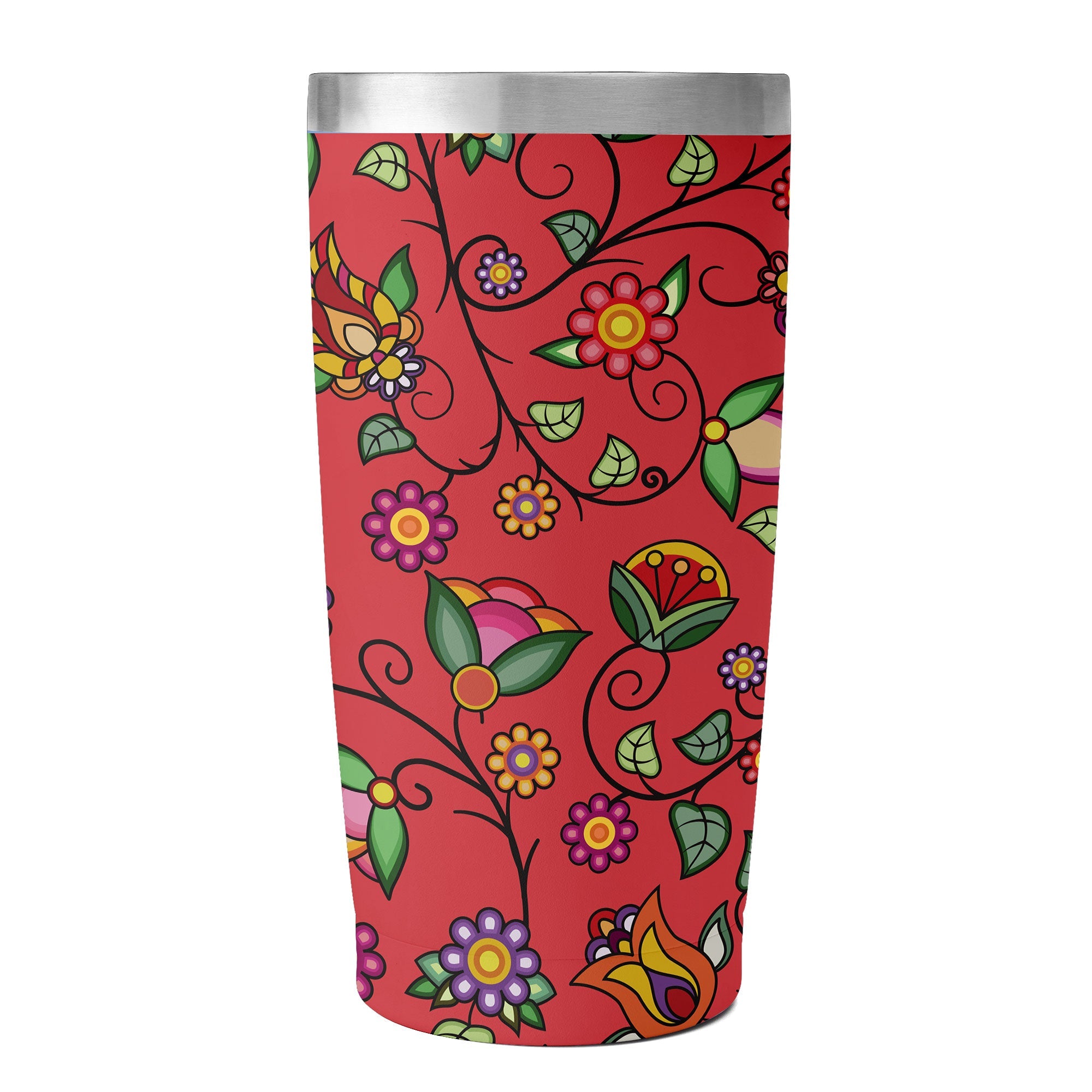 Heartbeat Petals Red 15OZ Tumbler