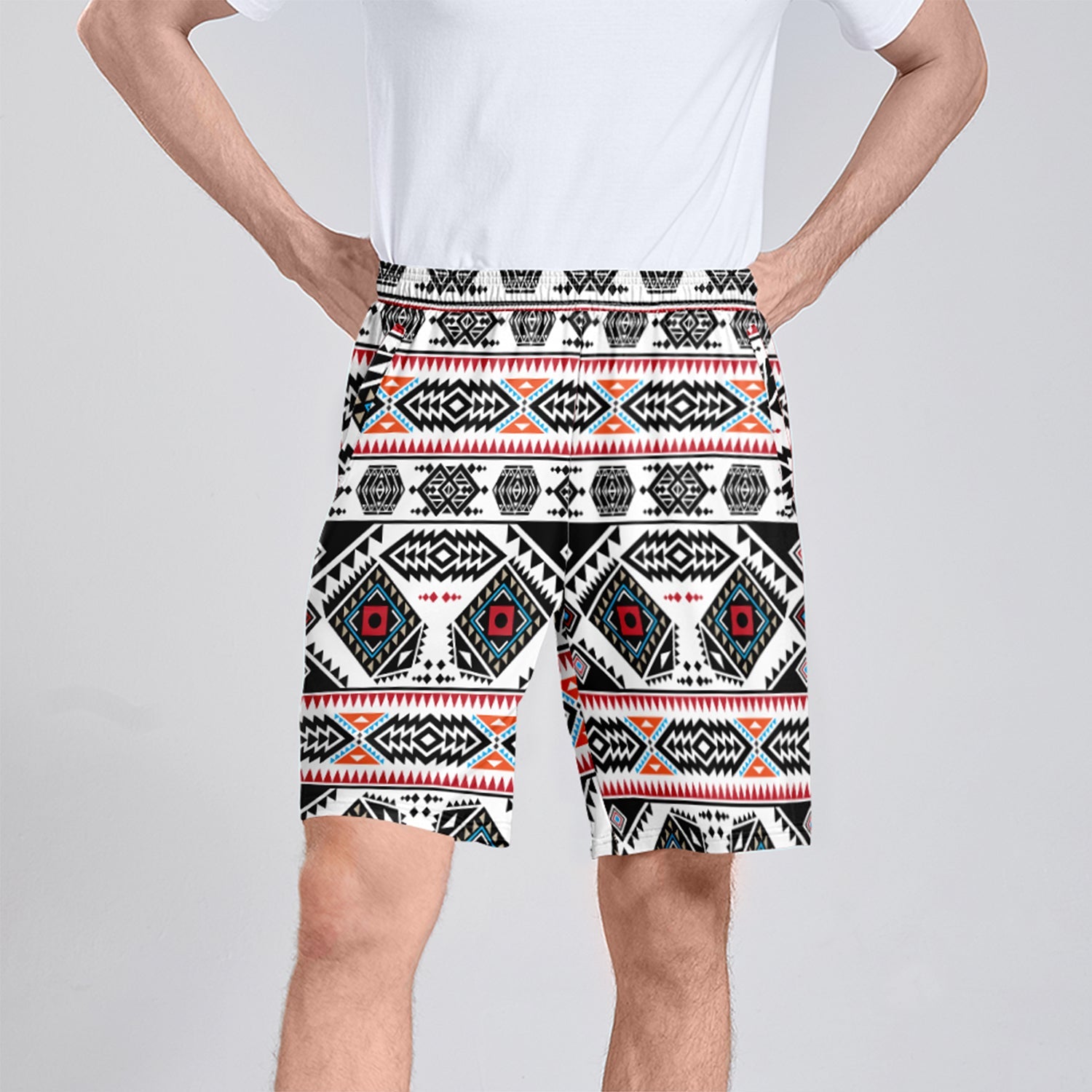 California Coast Athletic Shorts with Pockets