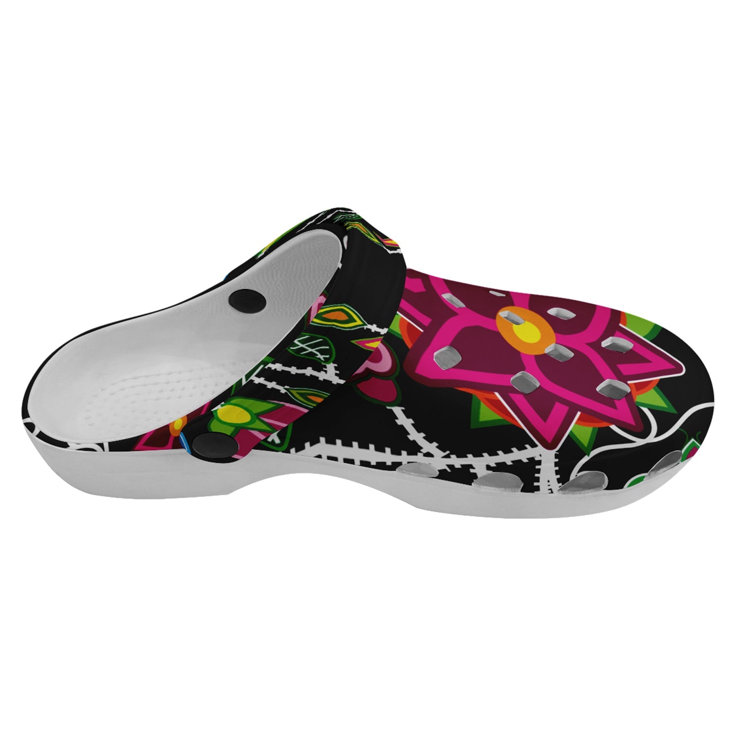 Floral Beadwork Muddies Unisex Clog Shoes