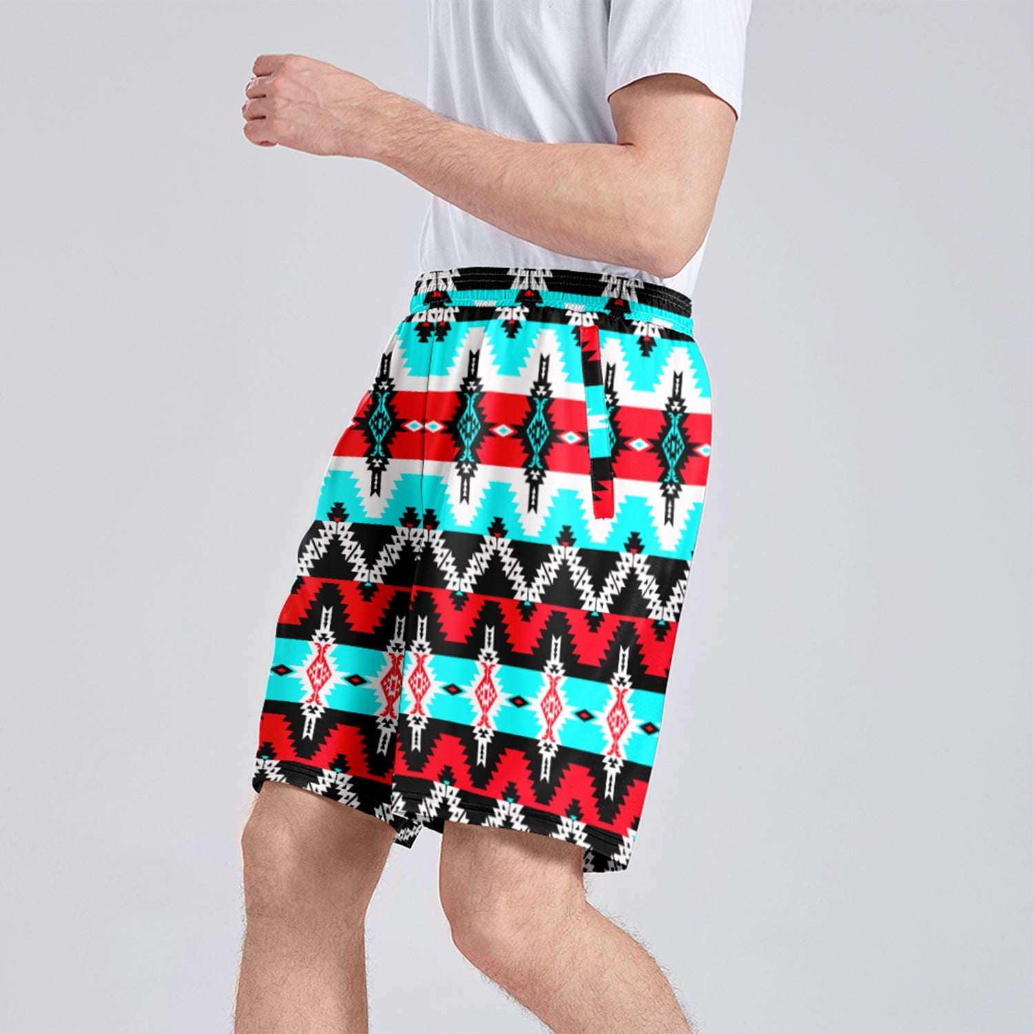 Two Spirit Dance Athletic Shorts with Pockets