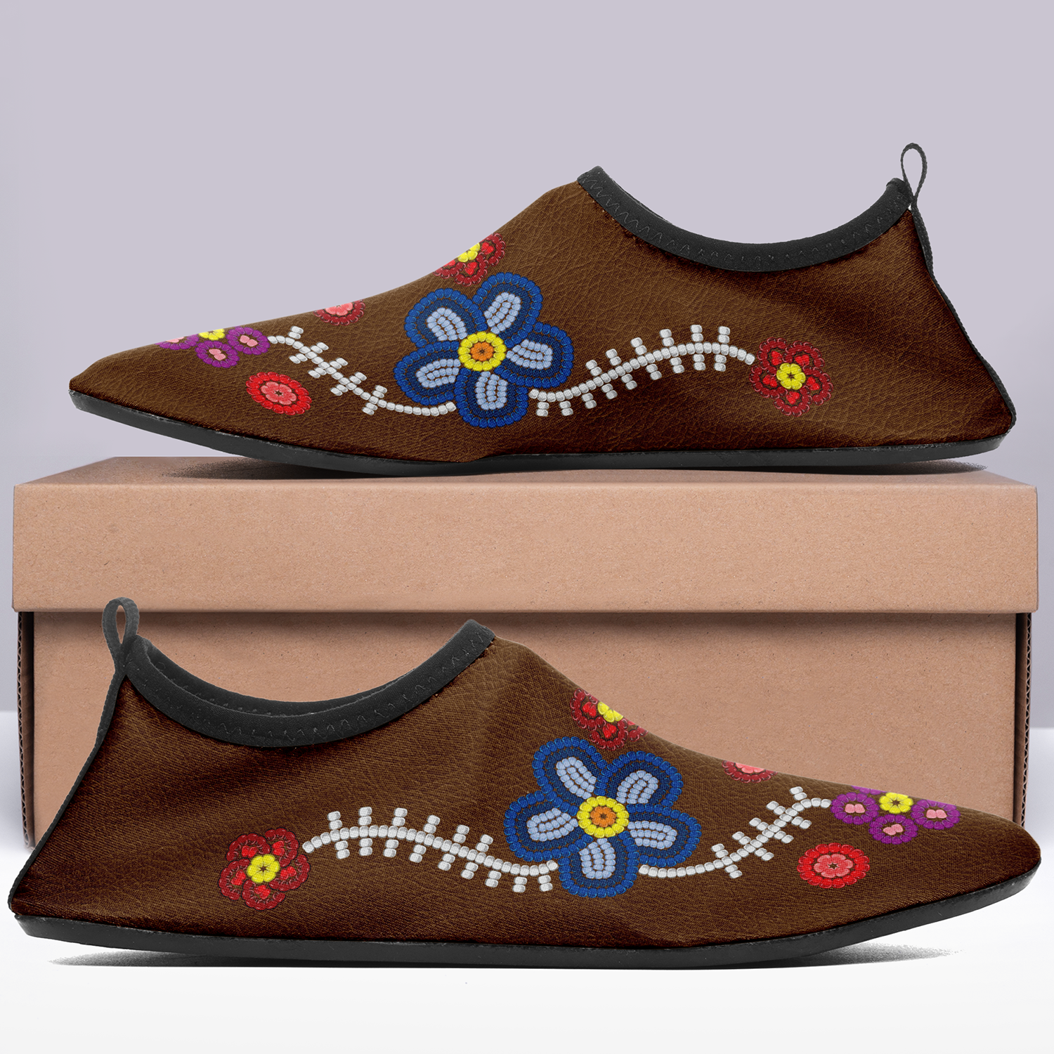 Wildflower Dreams 1 Kid's Sockamoccs Slip On Shoes