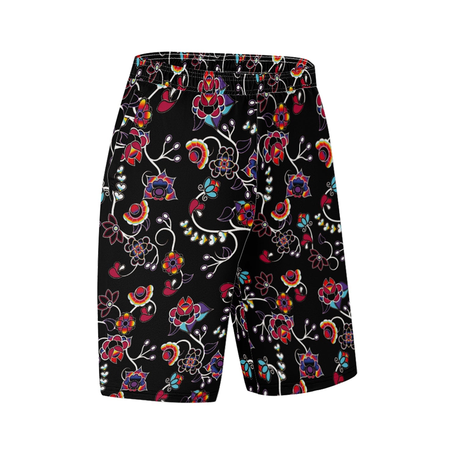 Floral Danseur Athletic Shorts with Pockets