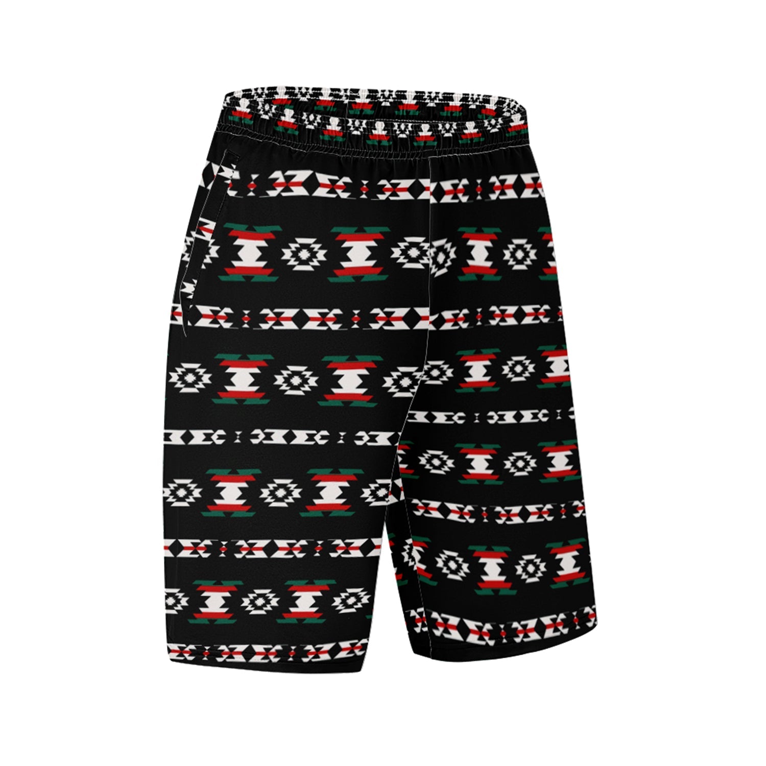 Cree Confederacy War Party Athletic Shorts with Pockets