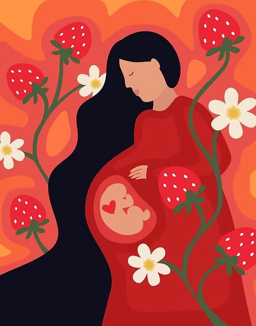 Bada Jean Strawberry Mama Print