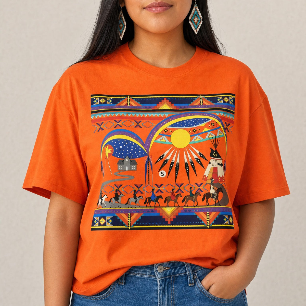 Seven Generations Medicine Orange T-Shirt