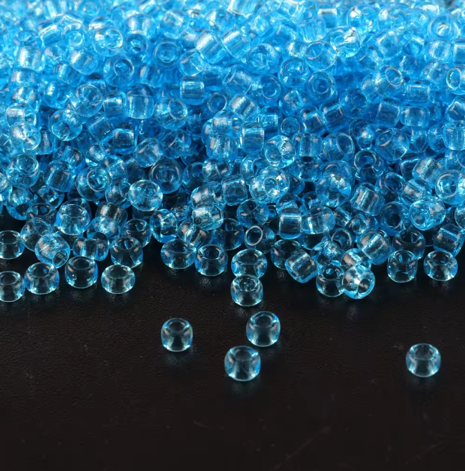 Seed Beads Size 11/0 - Sheer Sea