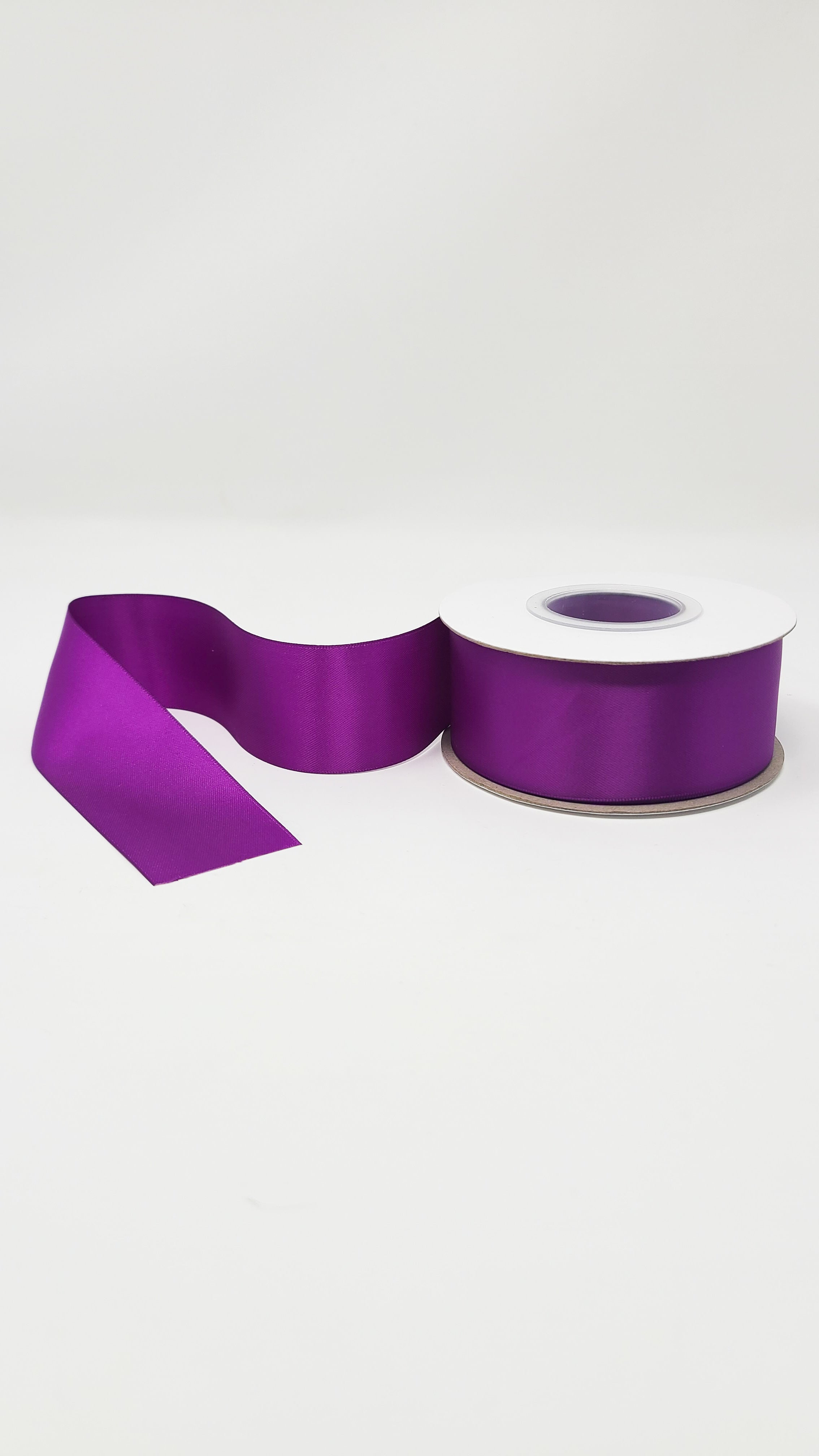 Ultra Violet 1.5 Inch Double Face Satin Ribbon 100 Yard Roll