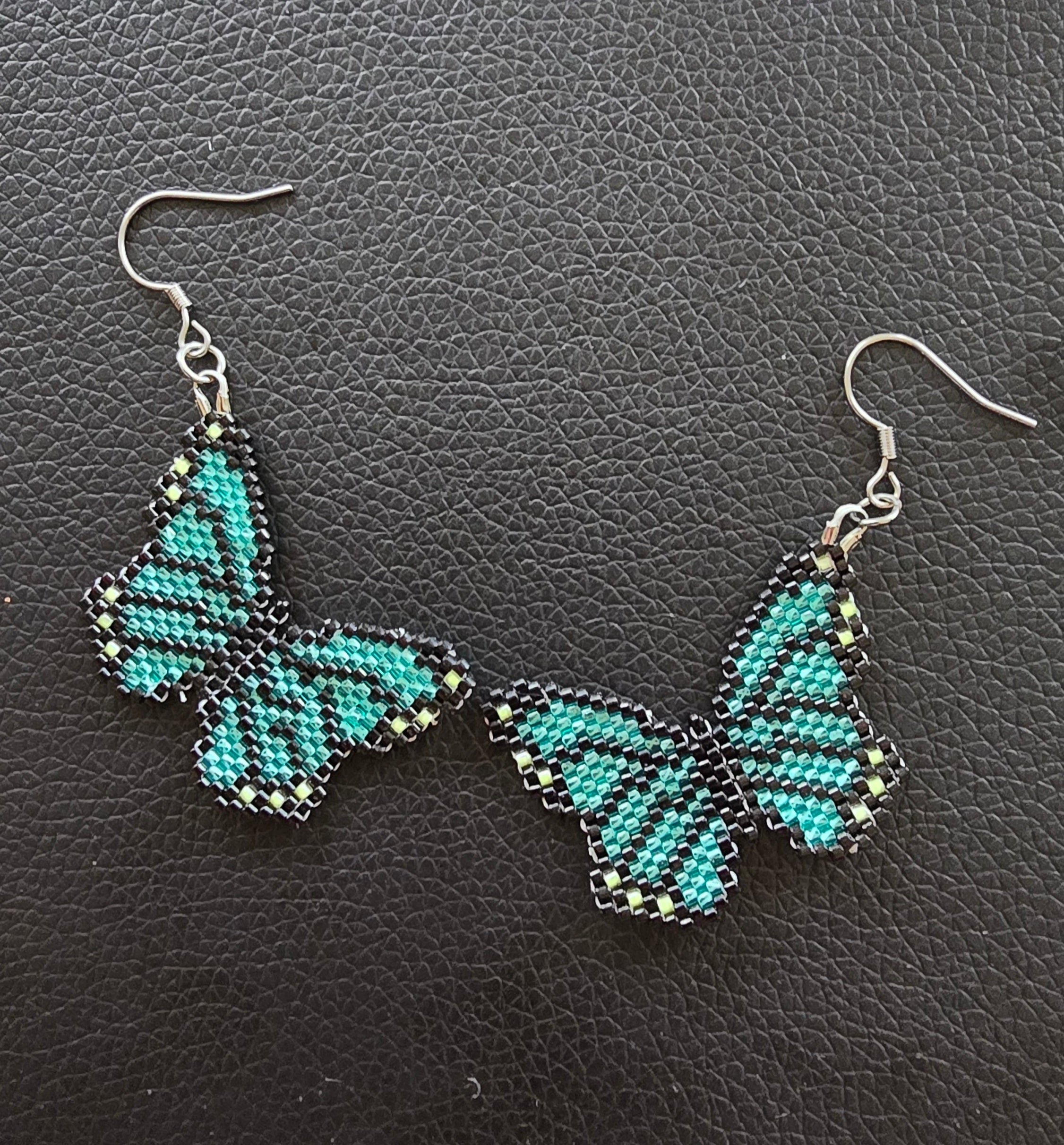 Madeline Desjarlais Solid Colour Butterfly Earrings