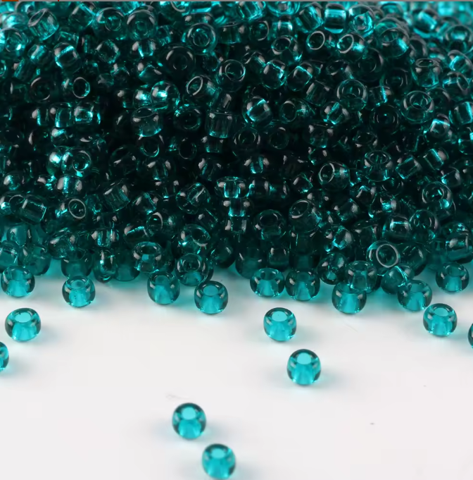Seed Beads Size 11/0 - Sheer Jade