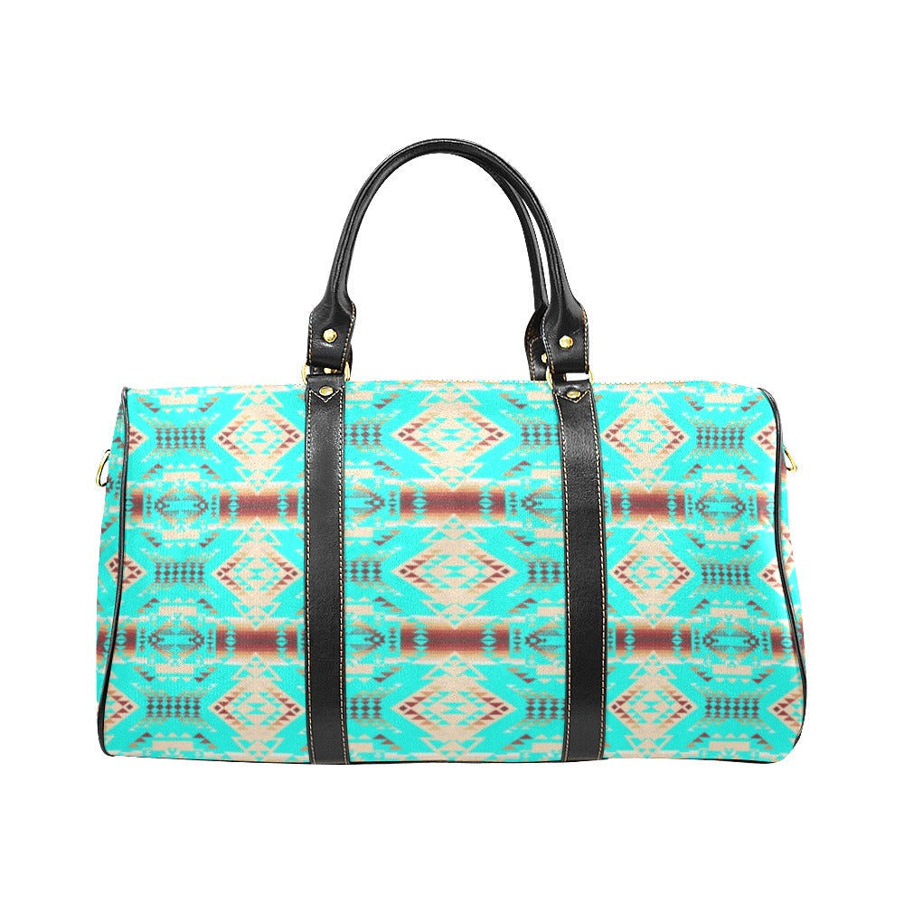 Gathering Earth Turquoise New Waterproof Travel Bag/Large (Model 1639)