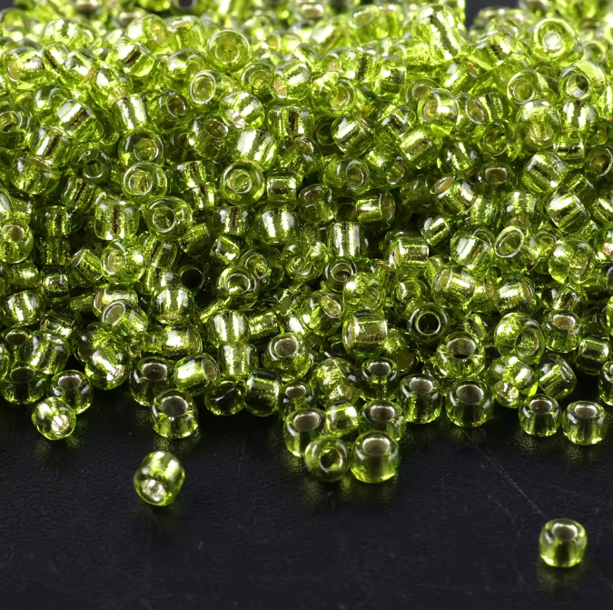Seed Beads Size 11/0 - Sheer Sweetgrass