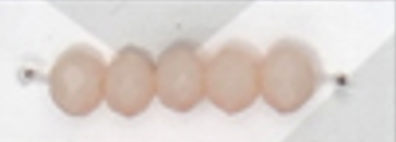 6mm Rondelle Glass Bead - Whisp