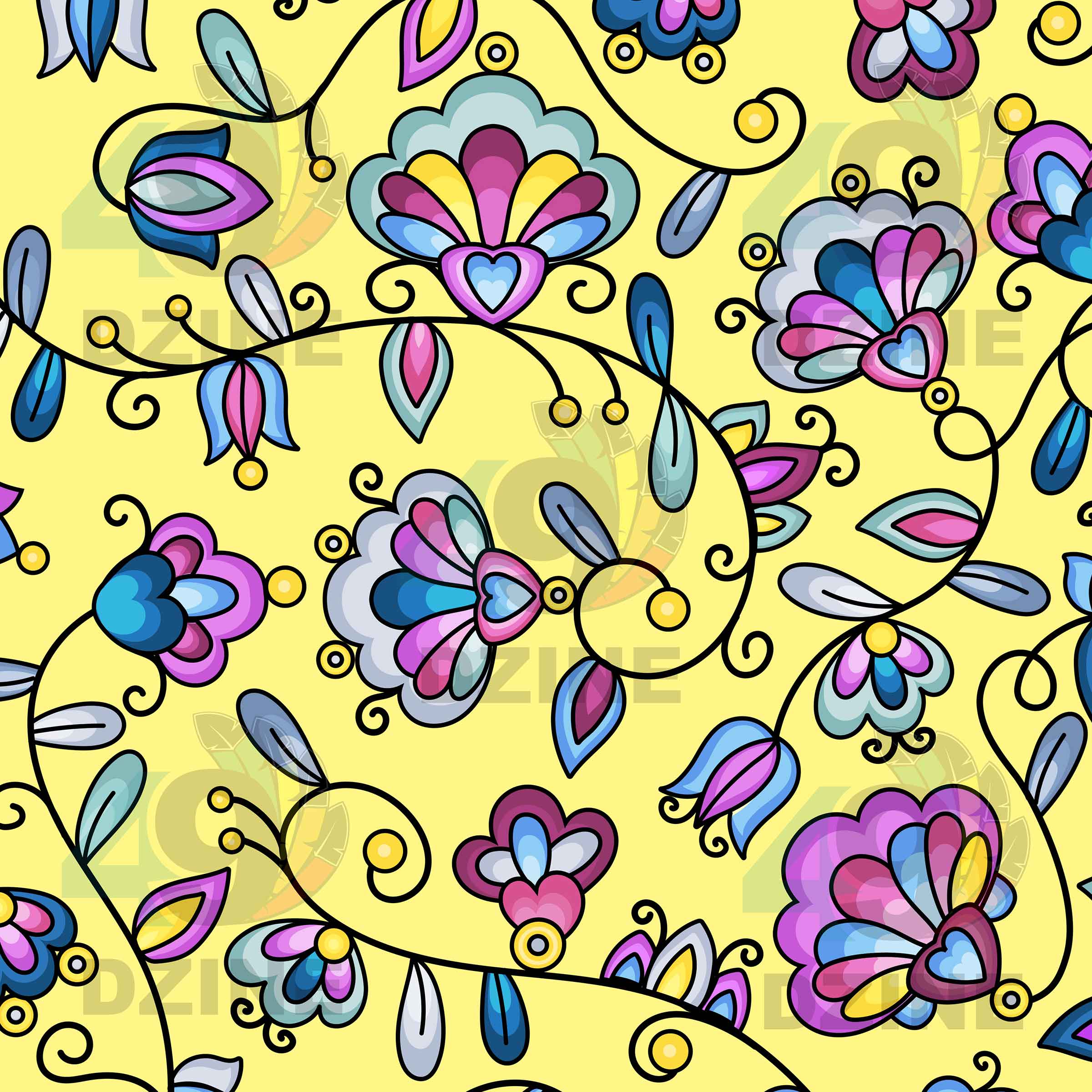 Autumn Bundle Blessing Yellow Cotton Poplin