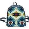 Geometric Mini Backpack