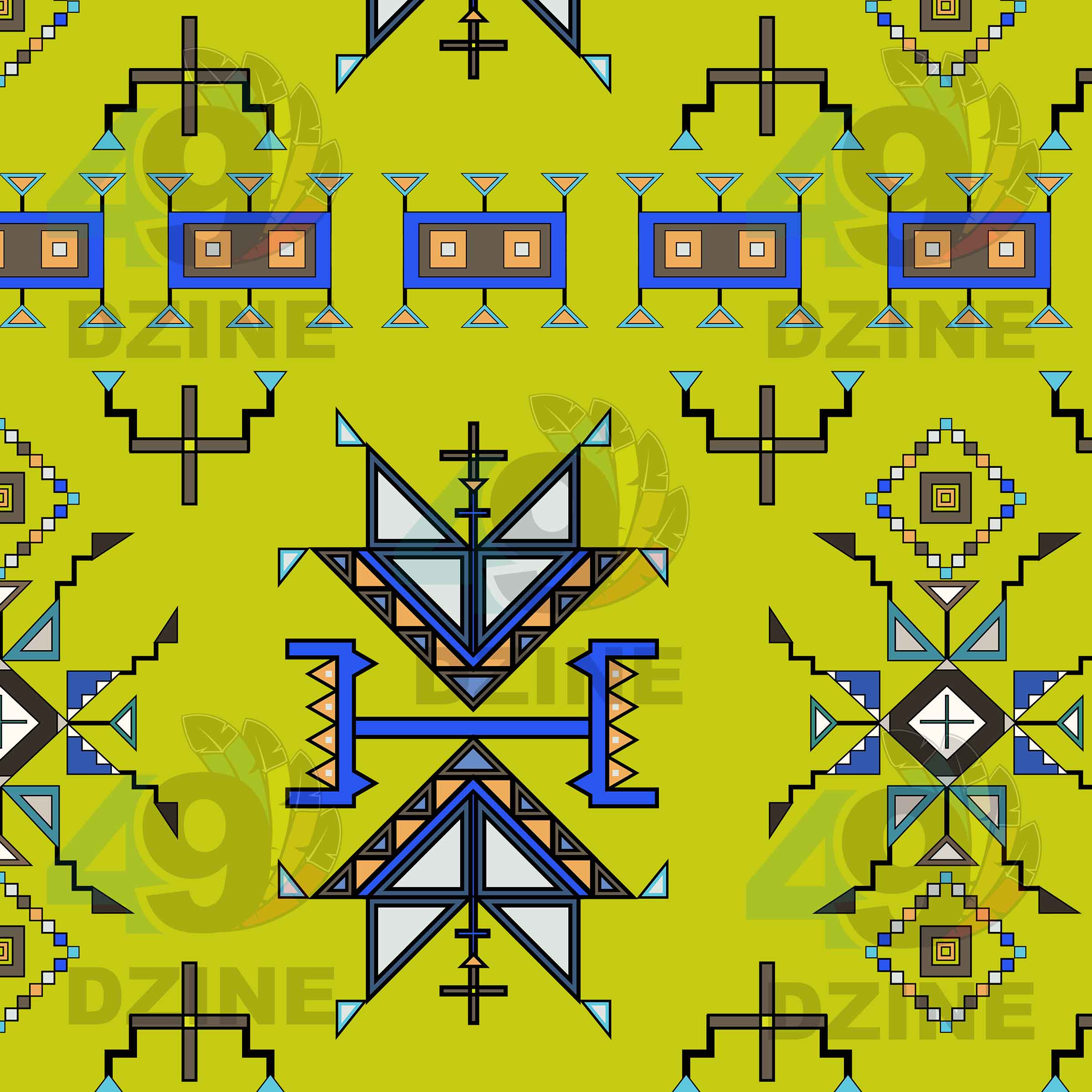 Eagle Strike Lime Cotton Poplin