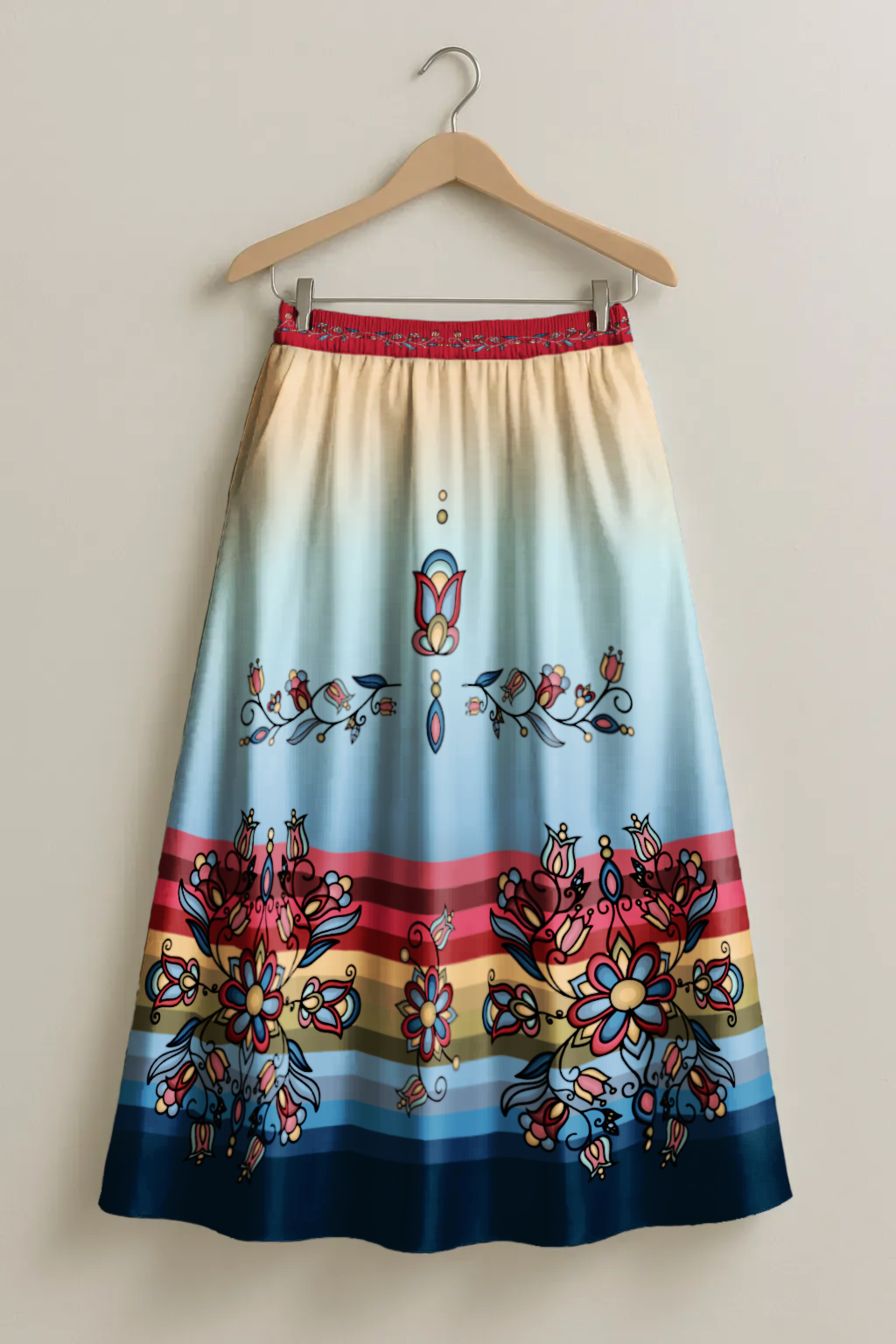 Frozen Petal Cascade Skirt