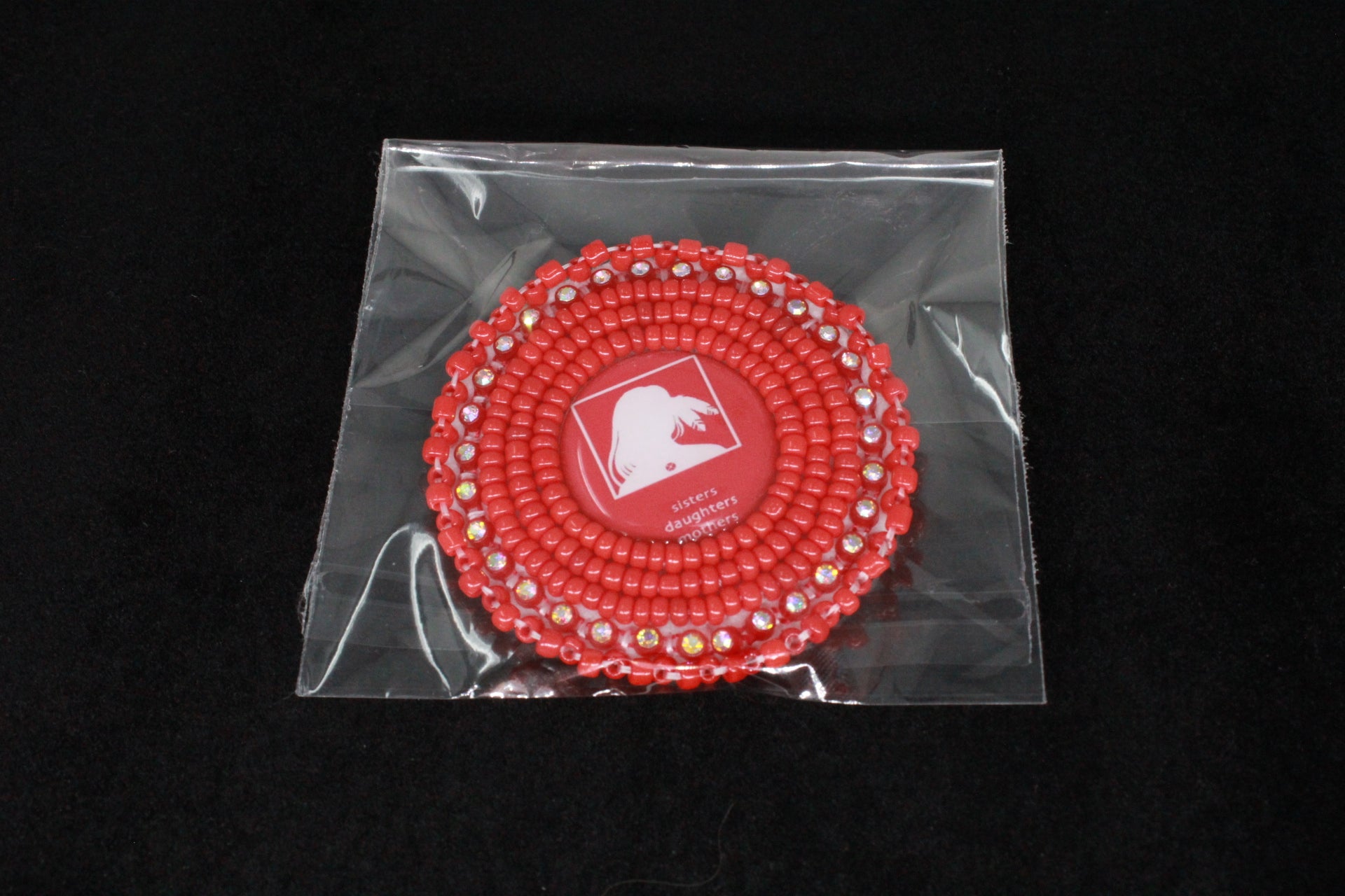 MMIW Red Beaded Pins