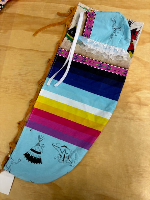 Handmade Moss Bag and Bonnet Set